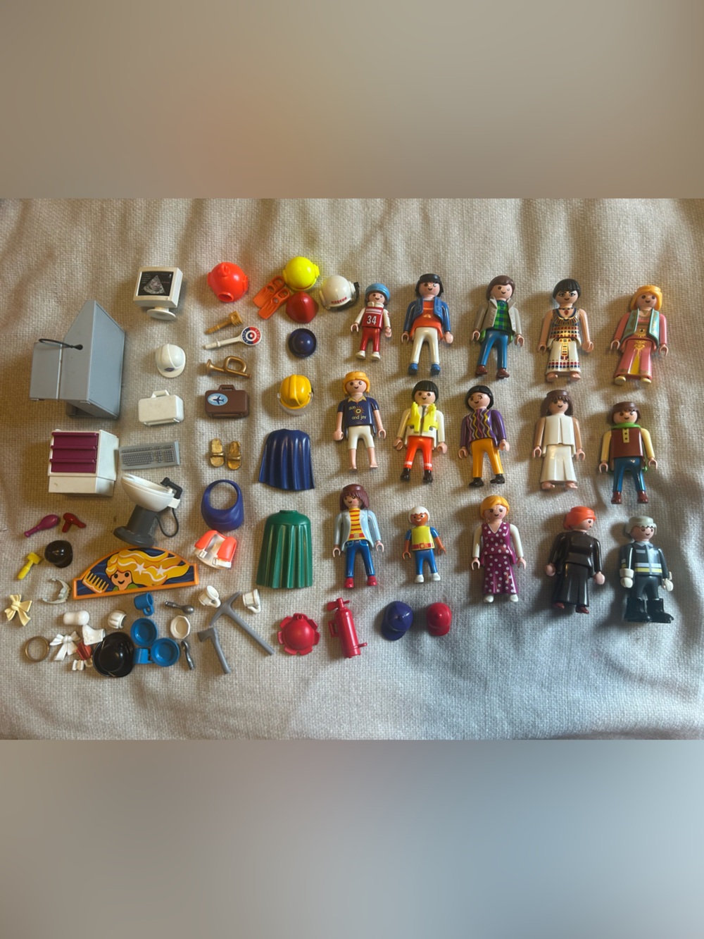 Large lot of vintage Playmobil